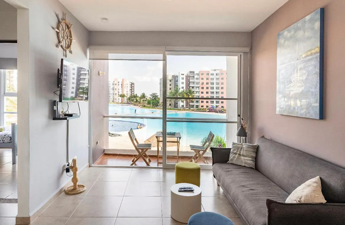 Лагуна. Морская. С Бассейном, 15 Мин От Моря Cancun Apartment