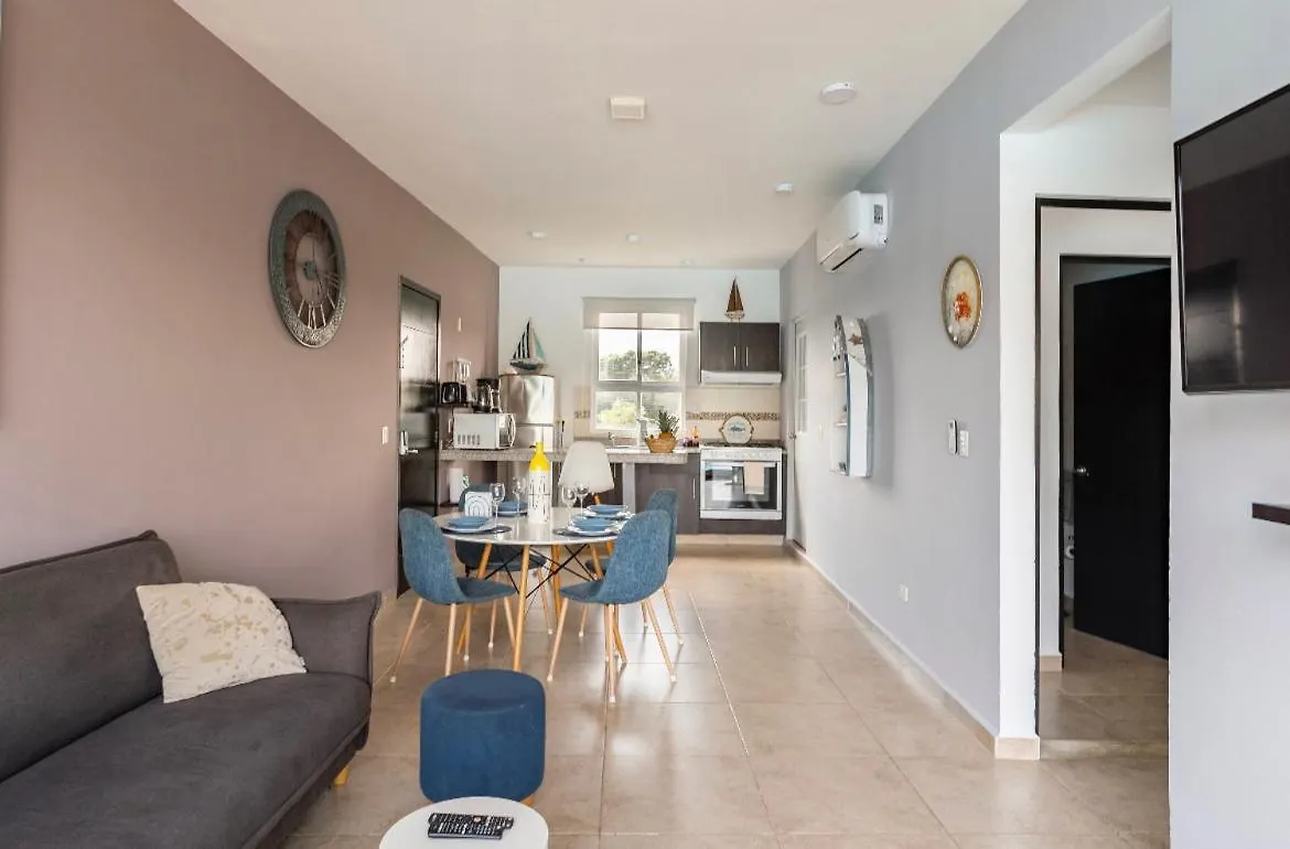 Apartment Лагуна. Морская. С Бассейном, 15 Мин От Моря Cancun