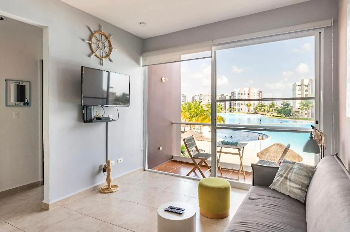 Apartment Лагуна. Морская. С Бассейном, 15 Мин От Моря Cancun Mexico